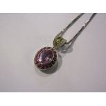 A 14ct gold Kunzite,