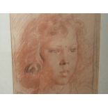 After Augustus John, a framed and glazed print, portrait of Nell Dunn, 1946,