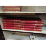 Eight volumes of The New Book Of Knowledge