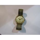 TIMEX: A steel and gold plated cased gent's automatic wristwatch,