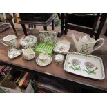 A quantuty of Portmeirion "Botanical Gardens" including lidded tureen, three serving dishes,