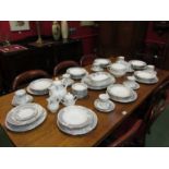 A Noritake "Autumn Rhapsody" part dinner service