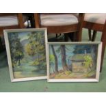 MERVYN DENTON-BURGESS (1910-2002) A pair of oils on board of Canadian scenes,