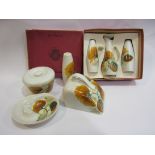 E.Radford 'Marigold' design pieces - Boxed H.J.