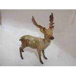 A Beswick Stag - standing, in light brown gloss,