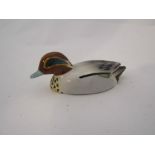 A Beswick Peter Scott collection Teal Duck, model no.
