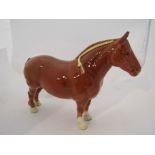 A Beswick Suffolk Punch Champion "Hasse Dainty" in chestnut gloss, model no.