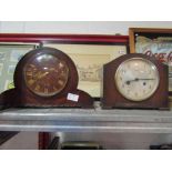 Two 20th Century mantel clocks including Bentima