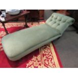 A Victorian chaise-longue with cat fatigue