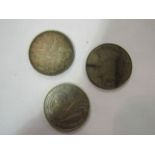 A collection of 20th Century coinage including George V 1935 crown and worn 1922 silver dollar