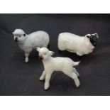 A Beswick Black-faced Sheep, model no. 1765, Beswick Sheep, model no.