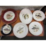 A selection of fish design plates,