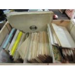 A box of Japanese related ephemera including drama, floral Art of Japan,