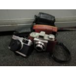 An Olympus Trip 35 35mm camera, cased,