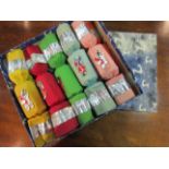 A 1950's set of crepe paper Christmas crackers in original box