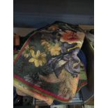 Tapestry woven cushion covers (3) approx.