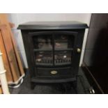 A Dimplex flame effect electric stove