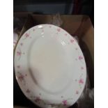 A box containing mainly Princess Staffordshire table ware,