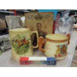 Royal commemorative items including book, pen and Paragon souvenir ring,