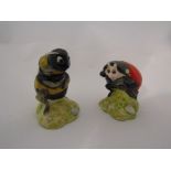 Two Royal Albert Beatrix Potter figures "Babbitty Bumble" and "Mother Ladybird"