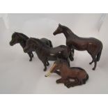 A Royal Doulton small Thoroughbred Stallion in brown gloss, model no.