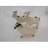 Two Royal Doulton Nigerian Pot - Bellied Pygmy Goats,