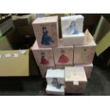 Eight boxed Leonardo female figures