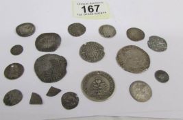 A 1633 Coronation coins and other very early coins.