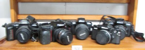 5 Nikon cameras. ****Condition report**** Nikon F.