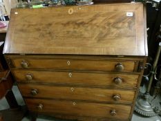 A Victorian mahogany bureau.