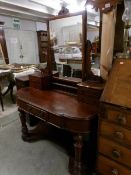 A Victorian mahogany 'Duchy' dressing table.