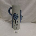 A Lorna Bailey Mackintosh 'Blue Rose' pattern jug.