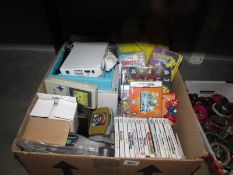 A Nintendo games Cube, a Nintendo 64, Wii and games, etc.