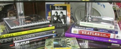 A collection of The Beatles books.