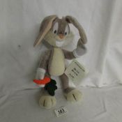 A Steiff Warner Brothers Looney Toons Bugs Bunny.