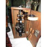 A 20th century Beck of London microscope Model 29 with case