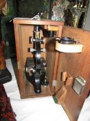 A 20th century Beck of London microscope Model 29 with case