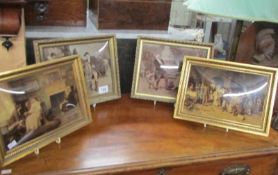 4 framed Victorian cristolians.