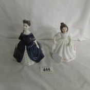 2 Royal Doulton figurines - Debbie HN2385 and Amanda HN3635.