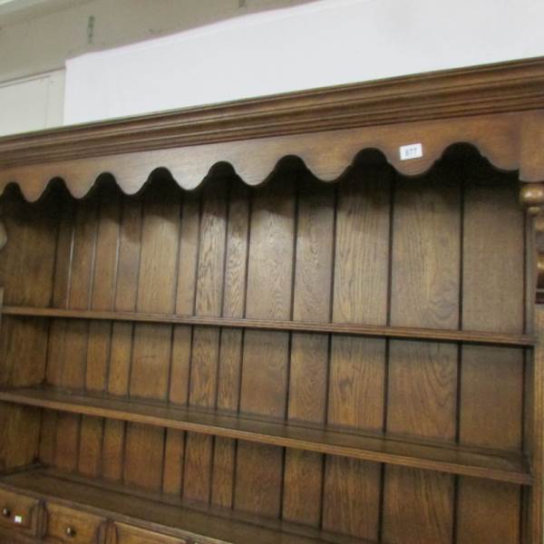 A good quality oak dresser. ****Condition report**** Approximate length 158. - Image 3 of 3