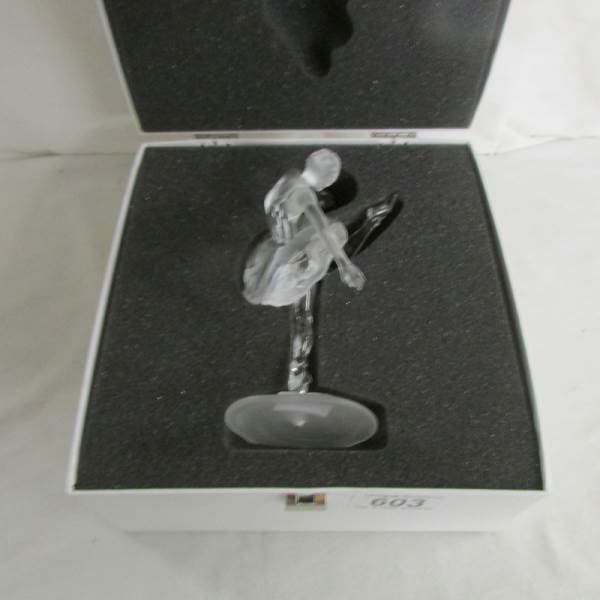 A Swarovski crystal figure of a ballerina with box.