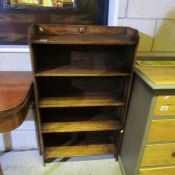An oak book case. ****Condition report**** Approximate height 106.