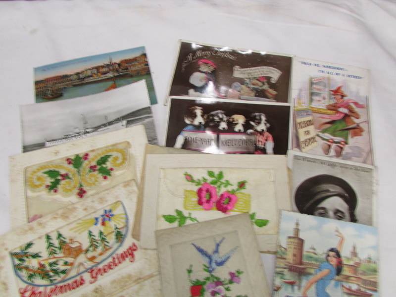 A selection of First World War silks and other postcards. - Image 3 of 3