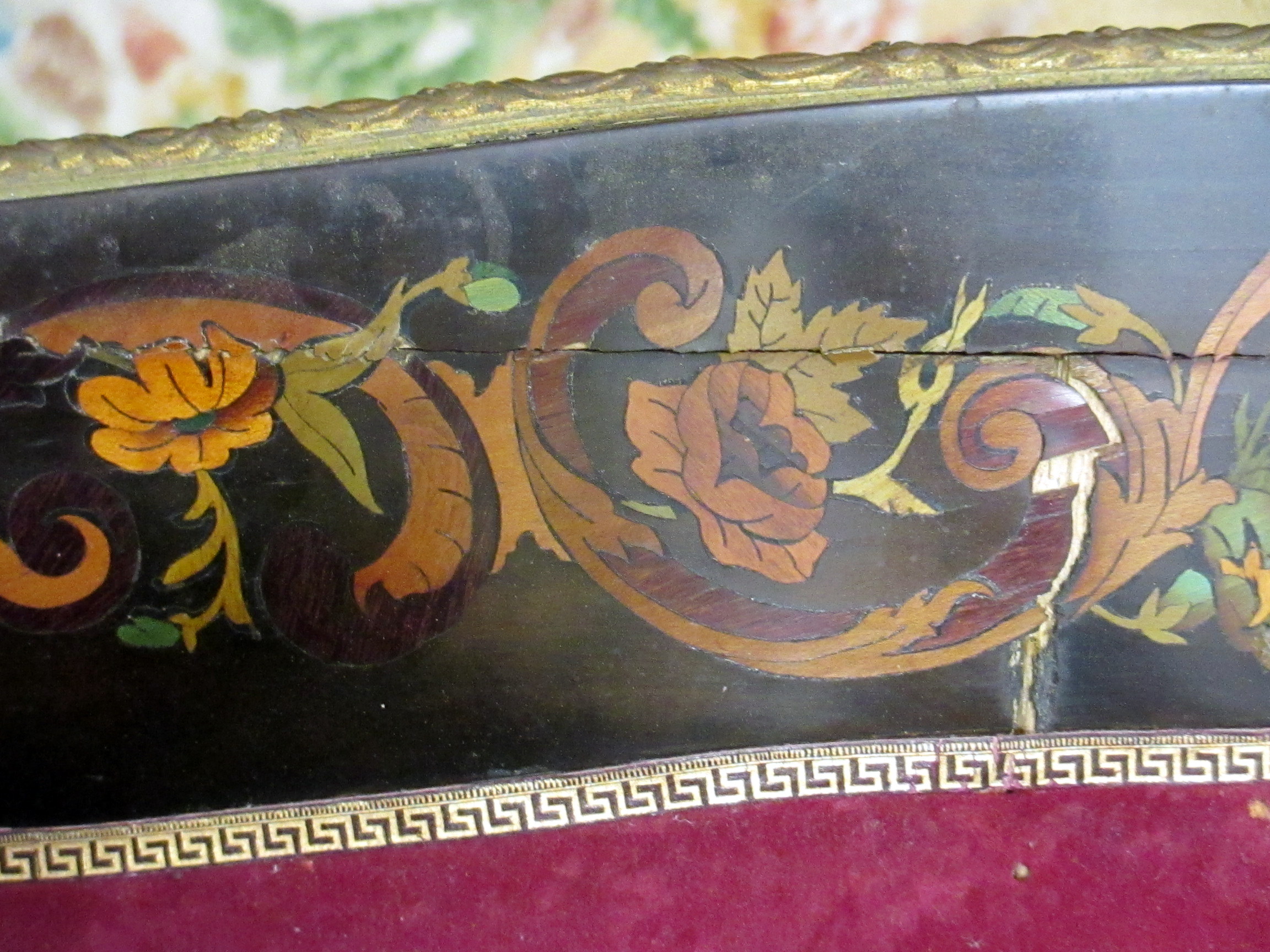 A Victorian marquetry inlaid card table. - Image 11 of 18