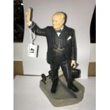 A Worcester Ashmore limited edition figure of Sir Winston Churchill from the History in Porcelain