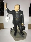 A Worcester Ashmore limited edition figure of Sir Winston Churchill from the History in Porcelain