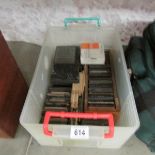 A collection of approximately 250 glass lantern slides of various subjects including UK villages