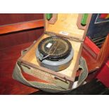A cased type 8 Air Ministry compass.