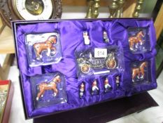 A boxed Corgi Golden Jubilee coach with horses and figures.