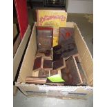 11 copper plates (Aero dog fights), 3 other copper plates and a Gamage catalogue, etc.